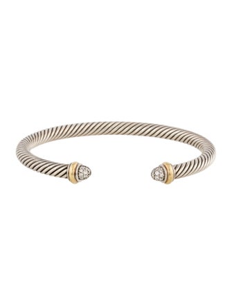 David Yurman Diamond Classic Cable Bracelet