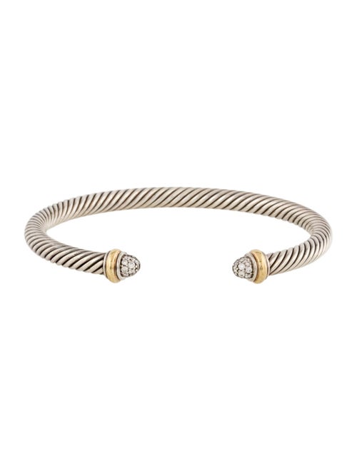 David Yurman Diamond Classic Cable Bracelet