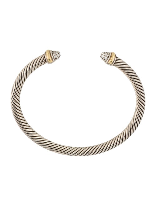 David Yurman Diamond Classic Cable Bracelet