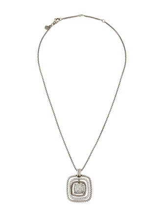 David Yurman 1.29ctw Diamond Chatelaine Pendant Necklace