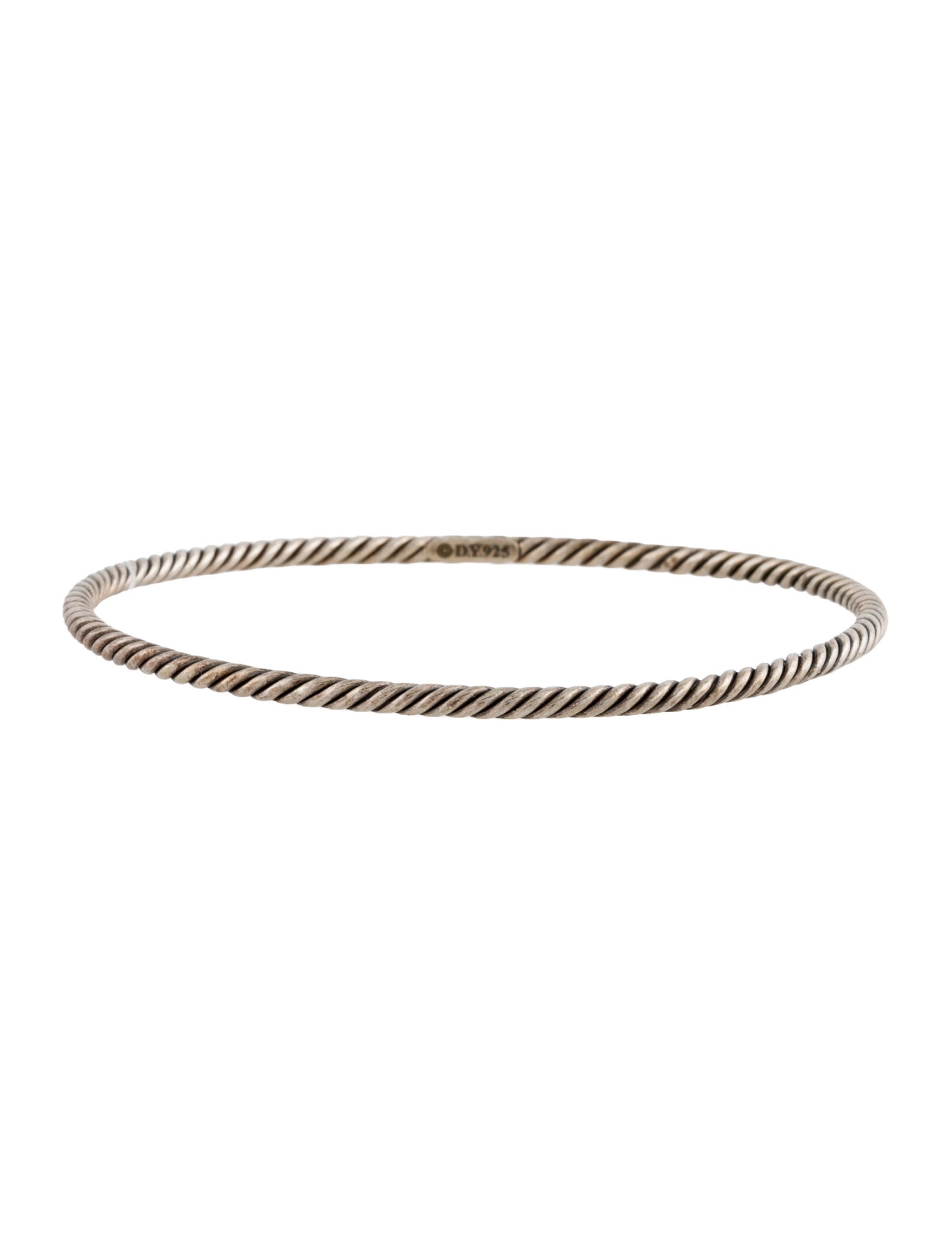 David Yurman Thin Cable Bangle Bracelet