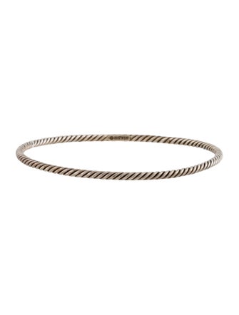 David Yurman Thin Cable Bangle Bracelet
