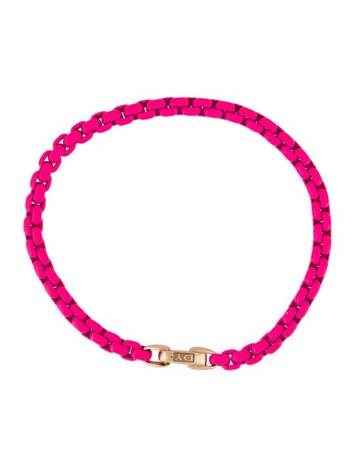 David Yurman 14K Acrylic Bel Aire Link Bracelet