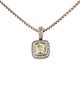 David Yurman Yellow Quartz & Diamond Petite Albion Pendant Necklace