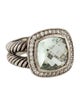 David Yurman Prasiolite & Diamond Albion Ring