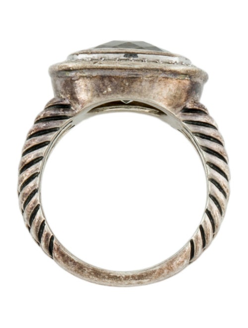 David Yurman Prasiolite & Diamond Albion Ring