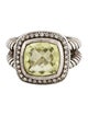 David Yurman Lemon Quartz & Diamond Albion Ring