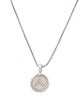 David Yurman Diamond Initial 'A' Charm Necklace