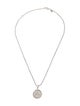 David Yurman Diamond Initial 'A' Charm Necklace