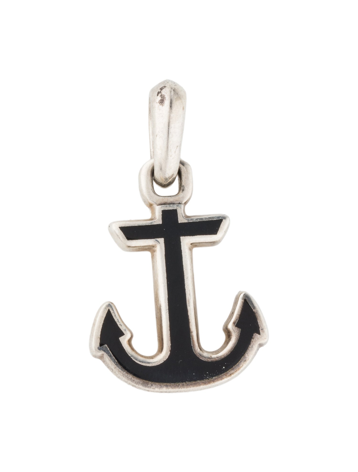 David Yurman Enamel Anchor Pendant