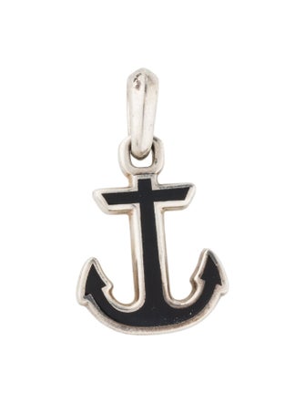 David Yurman Enamel Anchor Pendant