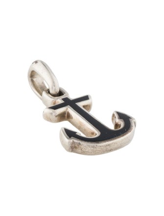 David Yurman Enamel Anchor Pendant