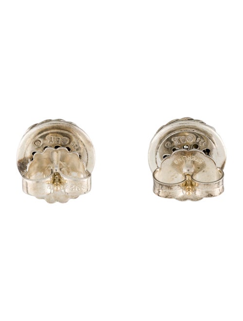 David Yurman Diamond Cookie Stud Earrings