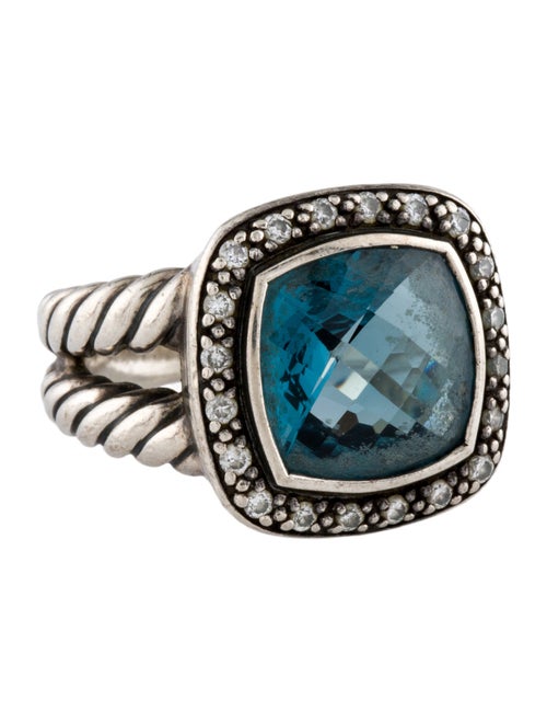 David Yurman Topaz & Diamond Albion Ring