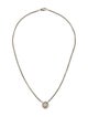 David Yurman Diamond Cookie Pendant Necklace