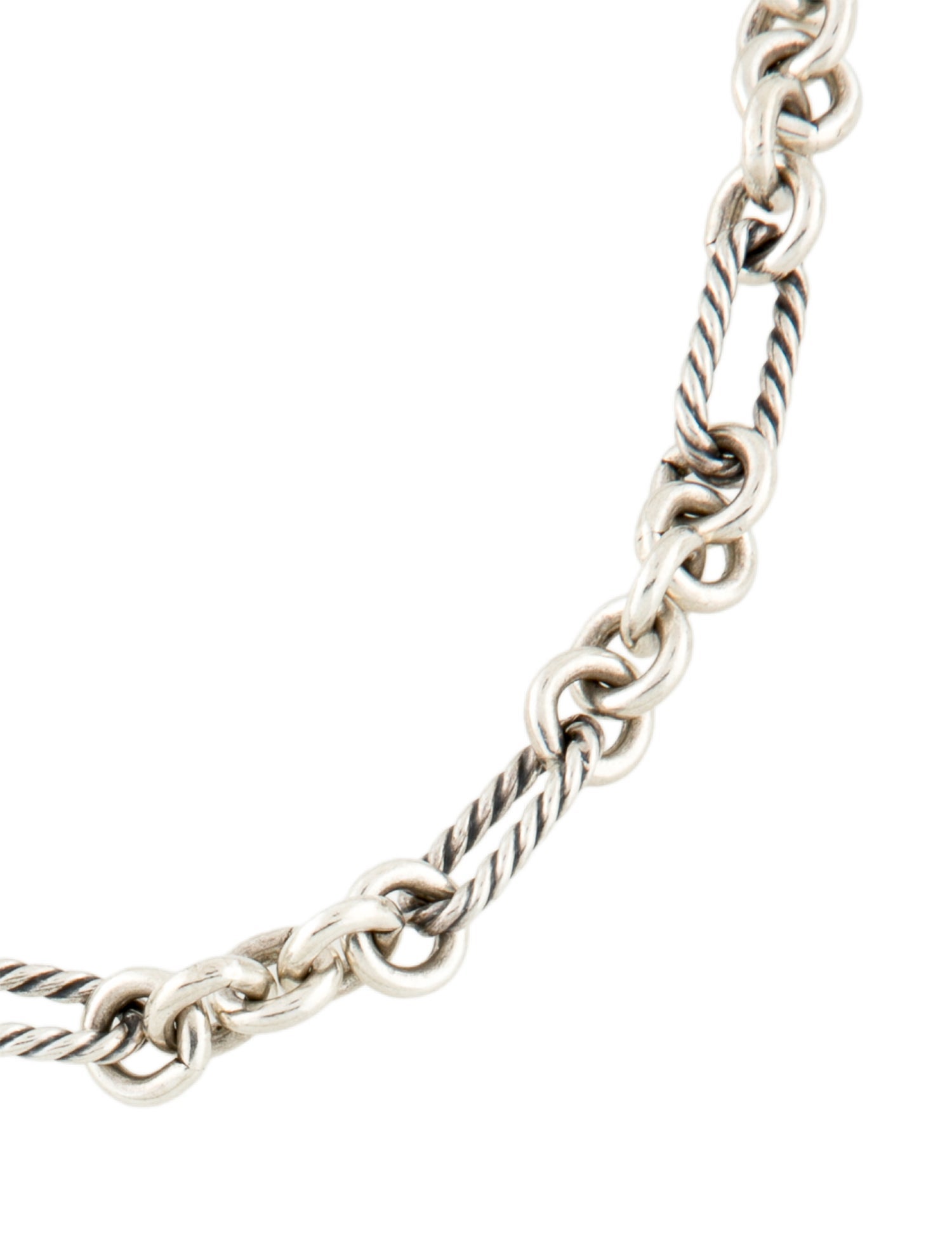 David Yurman Two-Tone Figaro Chain Necklace