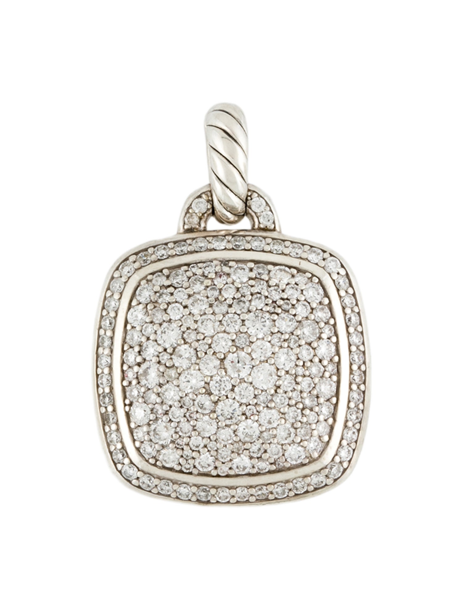 David Yurman Diamond Albion Enhancer Pendant