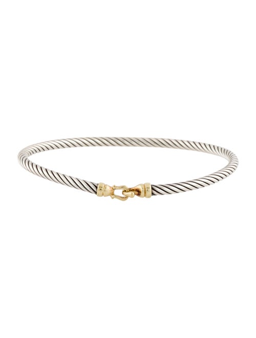 David Yurman Two-Tone Buckle Classic Cable Bracelet