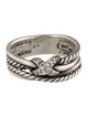 David Yurman Diamond X Crossover Band Ring