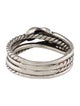 David Yurman Diamond X Crossover Band Ring