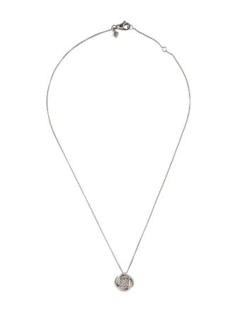 David Yurman Diamond Infinity Pendant Necklace