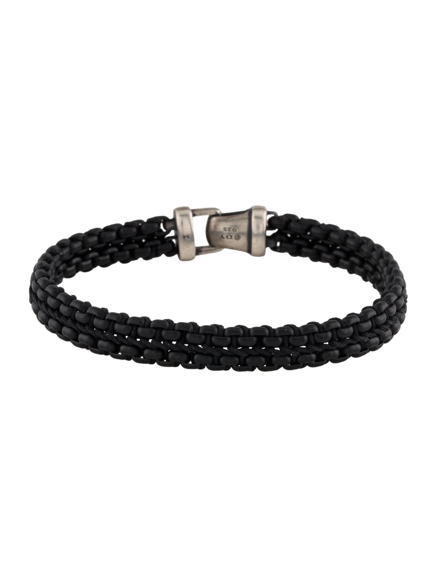 David Yurman Two-Tone Woven Box Chain Bracelet