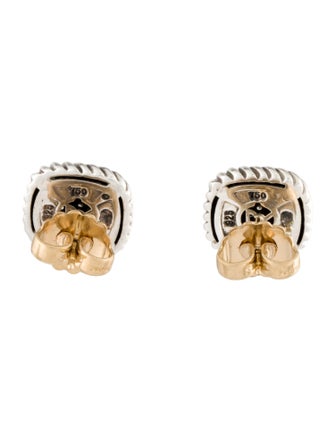 David Yurman Diamond Albion Stud Earrings