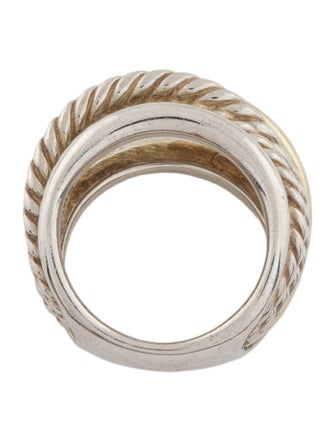 David Yurman Two-Tone Crossover Ring