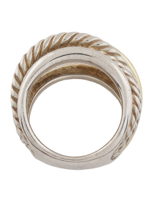 David Yurman Two-Tone Crossover Ring