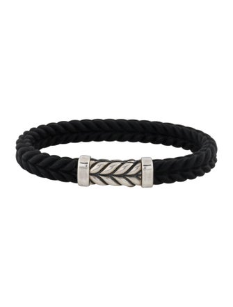 David Yurman Rubber Chevron Bracelet