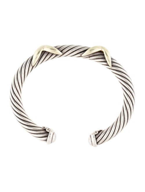 David Yurman Two-Tone Double X Cuff Bracelet