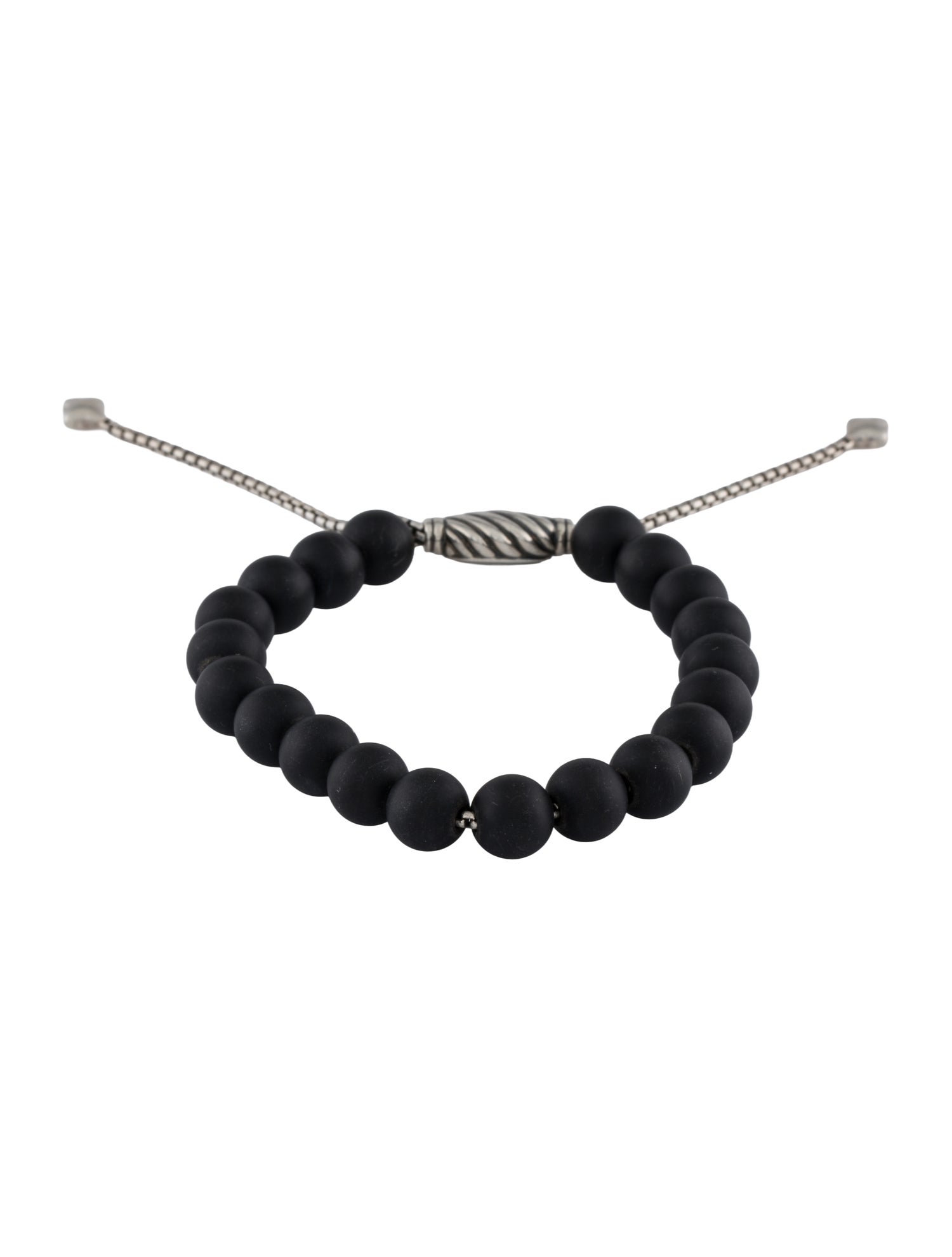 David Yurman Onyx Spirtual Beads Bracelet