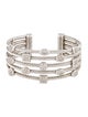 David Yurman Diamond Confetti 5 Row Cuff Bracelet