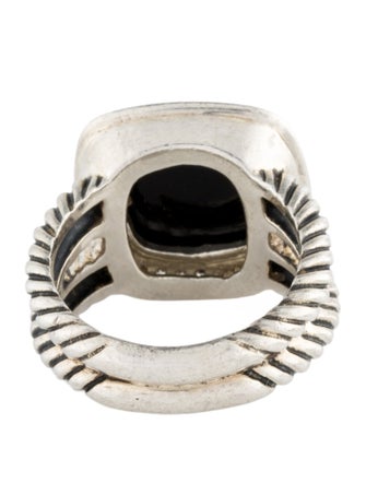 David Yurman Onyx & Diamond Albion Ring