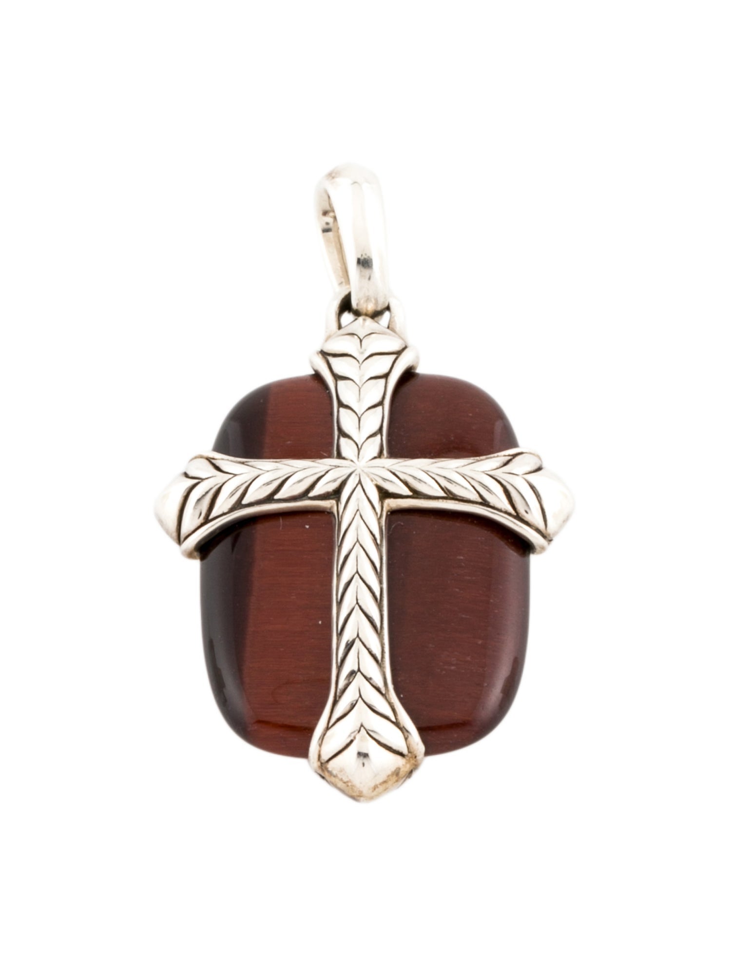 David Yurman Tiger's Eye Quartz Pendant