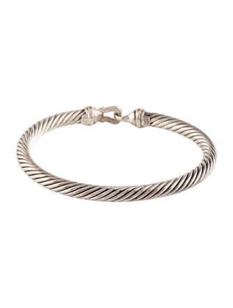 David Yurman Two-Tone Buckle Classic Cable Bracelet