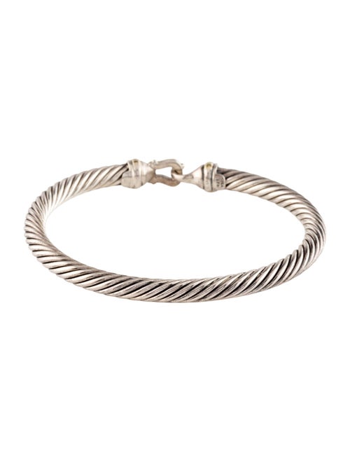 David Yurman Two-Tone Buckle Classic Cable Bracelet
