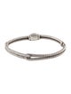 David Yurman Diamond Petite Pavé Labyrinth Single-Loop Bracelet