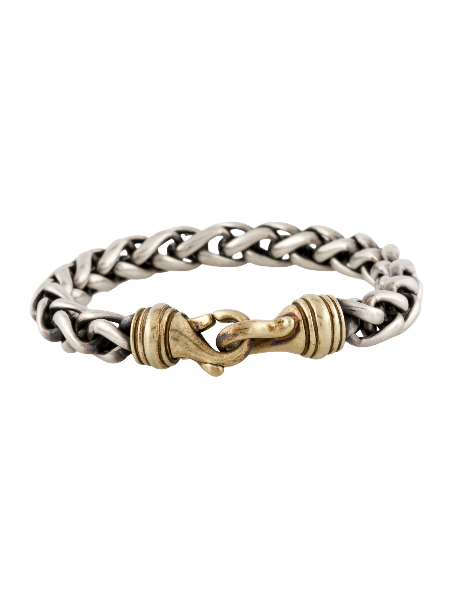 David Yurman Two-Tone Wheat Chain Bracelet