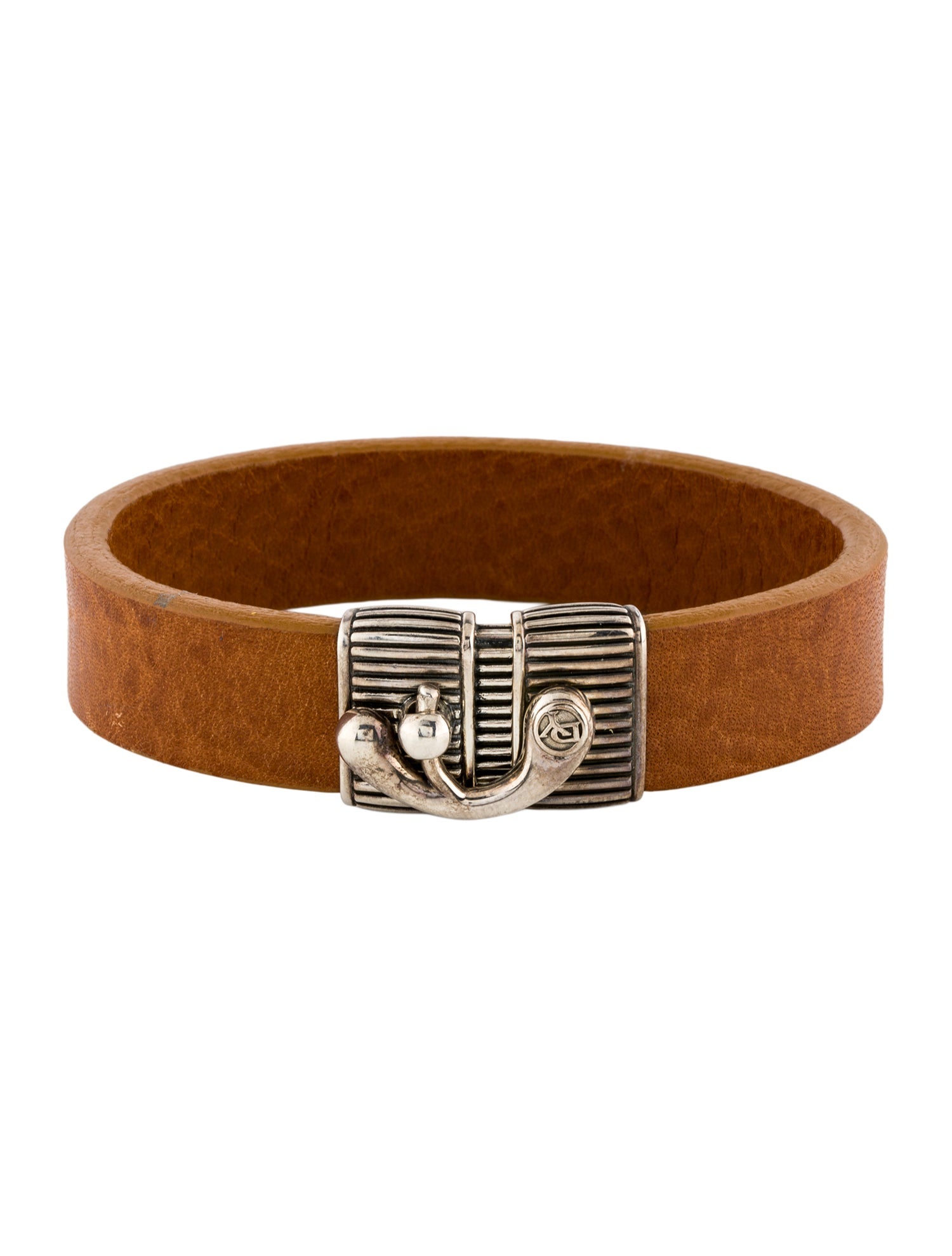David Yurman Leather Buckle Bracelet