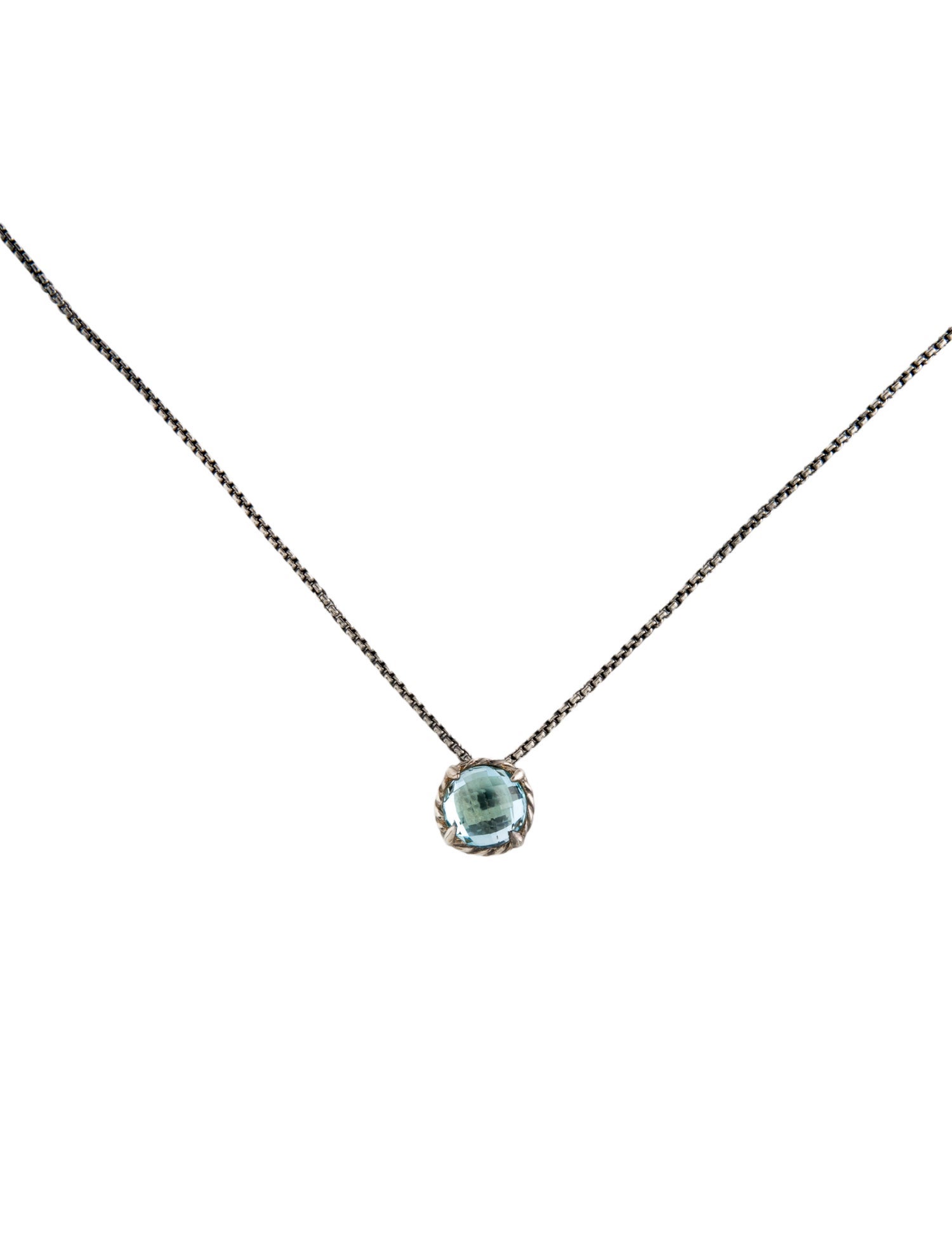 David Yurman Topaz Chatelaine Pendant Necklace