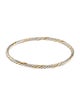 David Yurman Two-Tone Twisted Cable Bangle Bracelet
