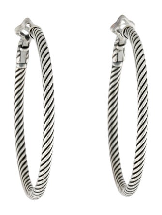 David Yurman Cable Hoop Earrings
