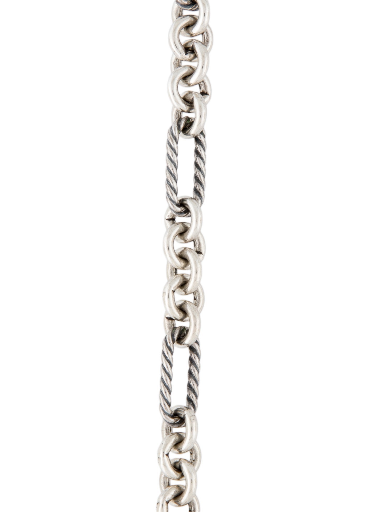 David Yurman Two-Tone Figaro Link Necklace