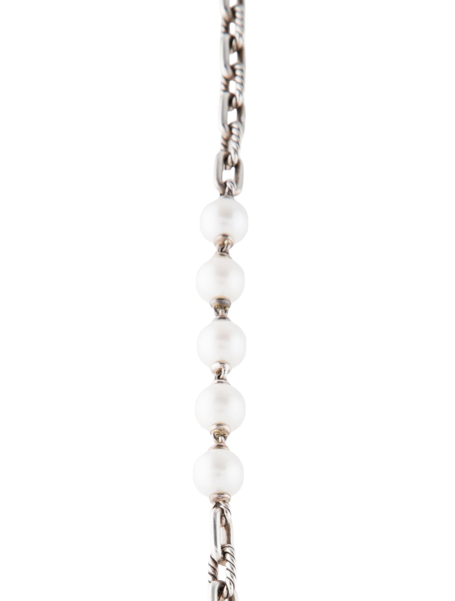 David Yurman Pearl Madison Chain Necklace