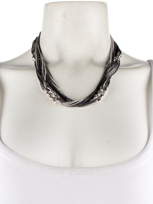 David Yurman Multi-Strand Cable Curb Link Necklace