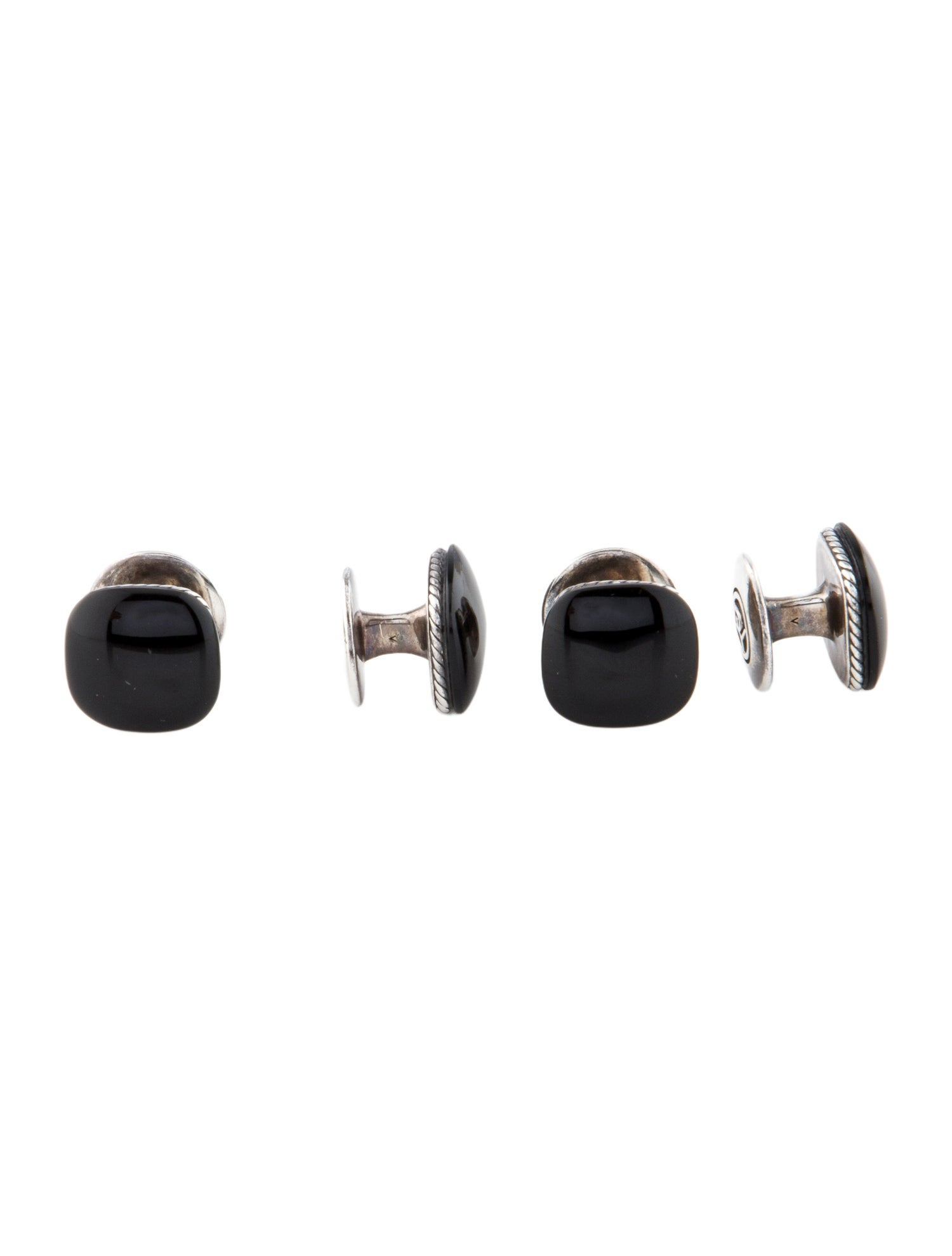 David Yurman Onyx Streamline Shirt Studs