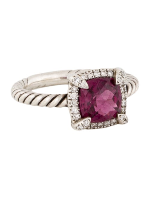 David Yurman Rhodolite & Diamond Petite Chatelaine Cocktail Ring