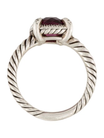 David Yurman Rhodolite & Diamond Petite Chatelaine Cocktail Ring