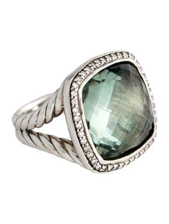 David Yurman Quartz & Diamond Albion Ring